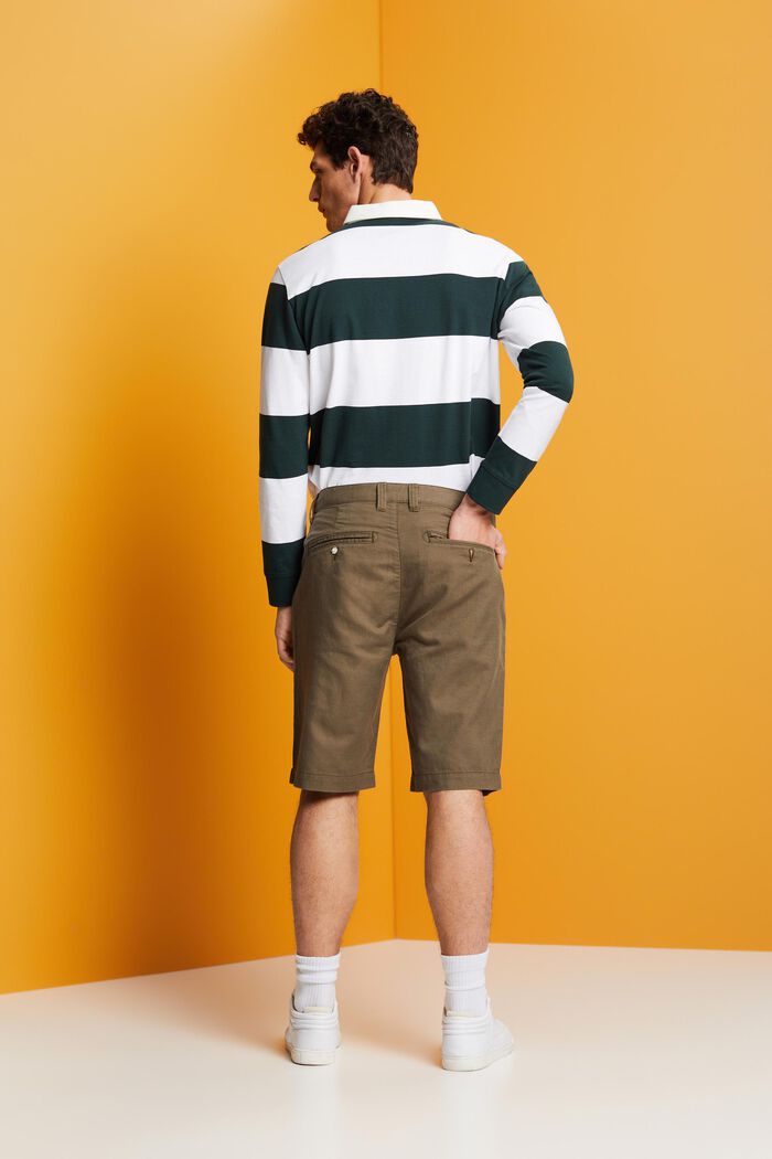 Short de style chino, DUSTY GREEN, detail image number 3