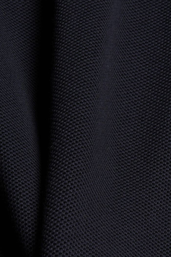 Pull-over texturé, 100 % coton biologique, BLACK, detail image number 4