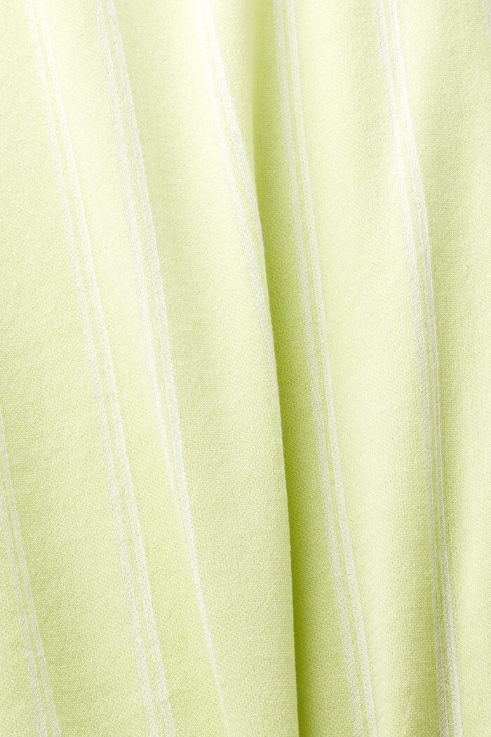Gestreepte mouwloze midi-jurk, PASTEL GREEN, detail image number 5