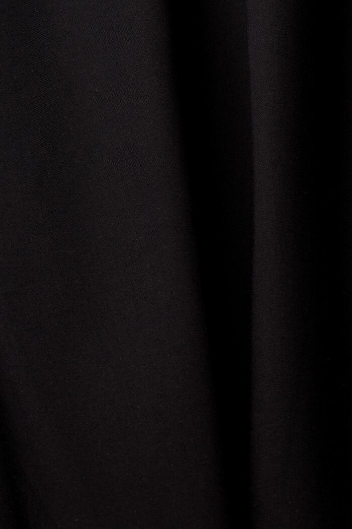 Midi-jurk met borduursel, LENZING™ ECOVERO™, BLACK, detail image number 4