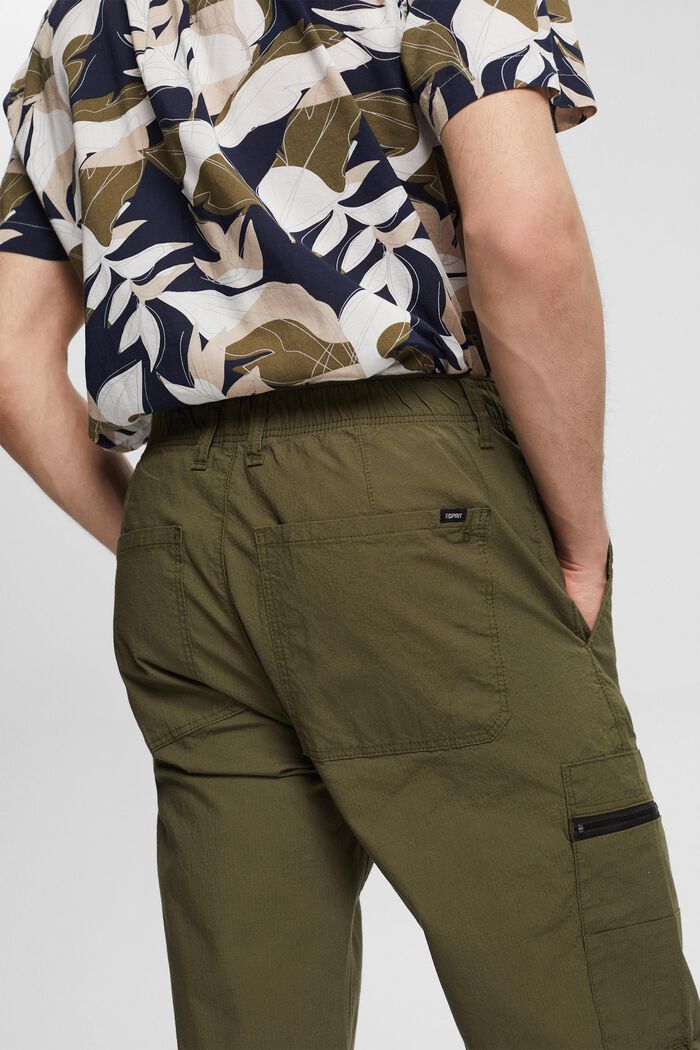 Pantalon à poches zippées, FOREST, detail image number 6