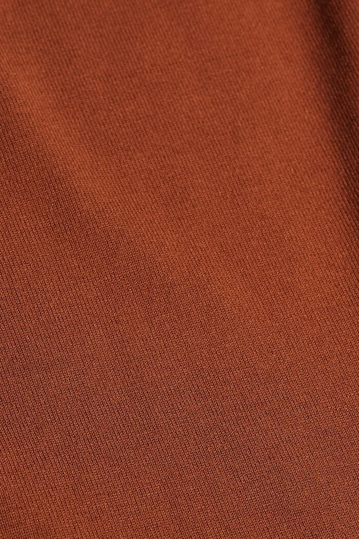 Gebreide jurk met LENZING™ ECOVERO™, TOFFEE, detail image number 1