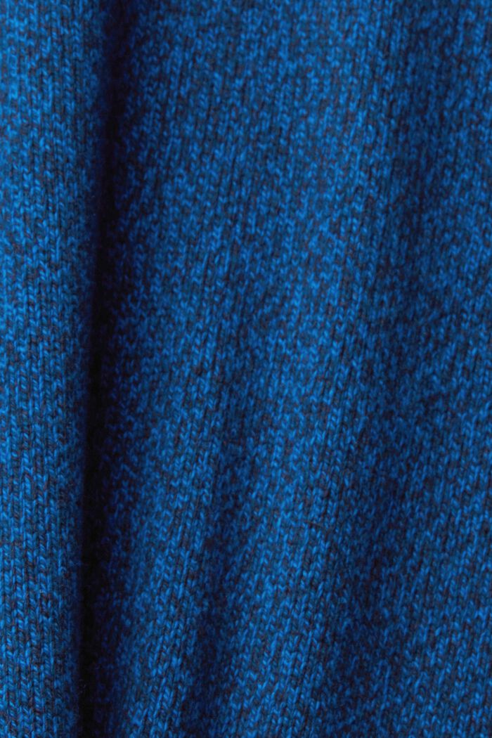Pull-over chiné, NAVY, detail image number 4