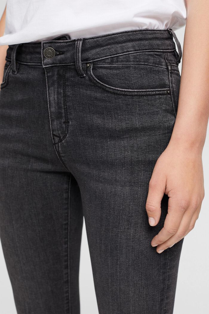 Mid rise skinny jeans, GREY DARK WASHED, detail image number 0