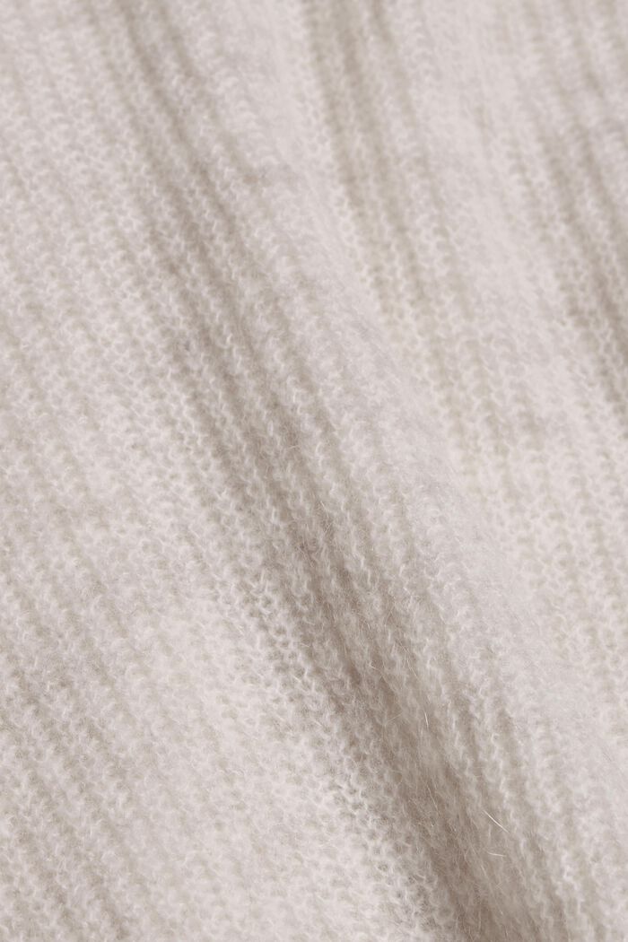 À teneur en / laine alpaga : le cardigan en maille côtelée, ICE, detail image number 1
