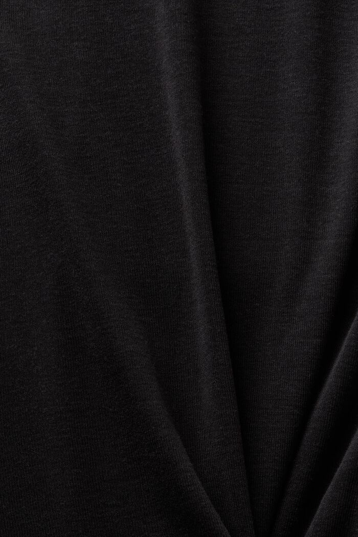 Haut à manches longues en jersey, BLACK, detail image number 5