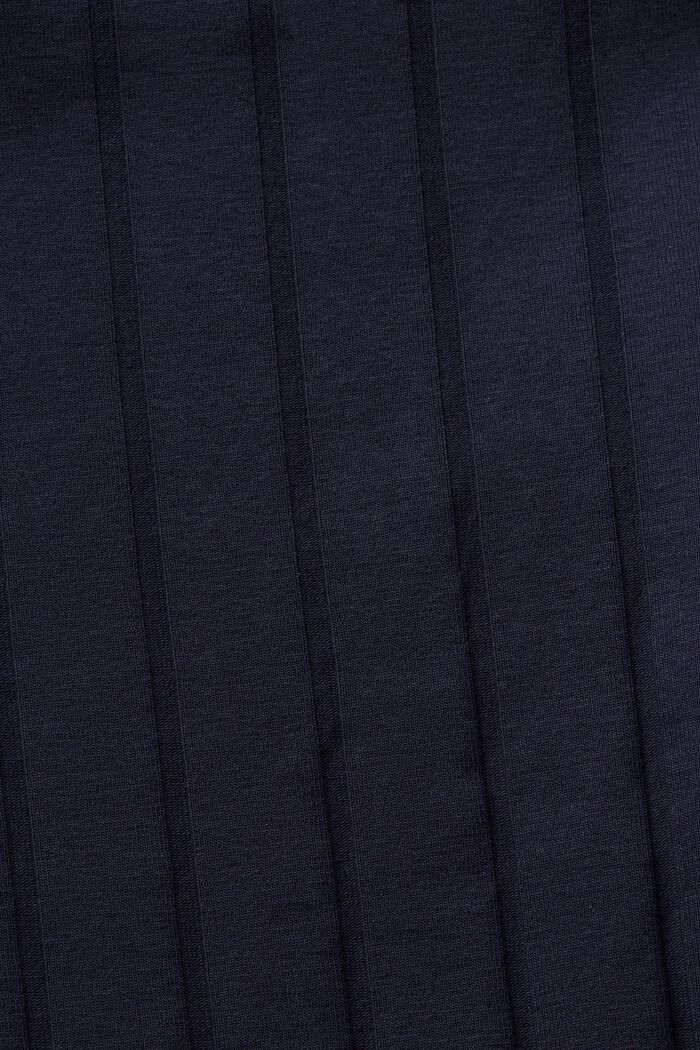 Haut à col roulé en jersey côtelé, NAVY, detail image number 5