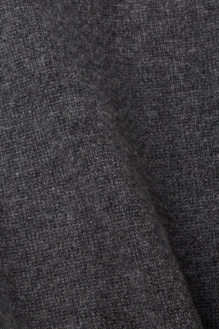 Pull-over en cachemire, ANTHRACITE, detail image number 5