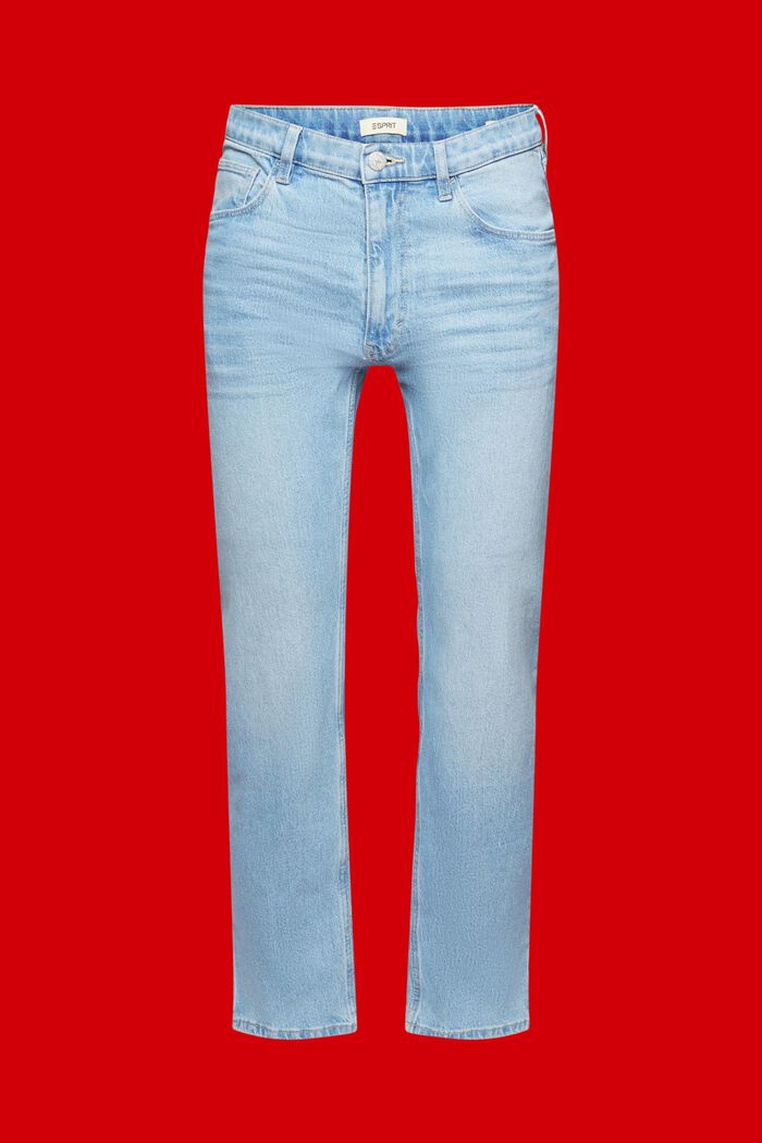 Jean de coupe Straight Fit, BLUE BLEACHED, detail image number 6