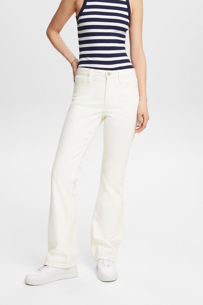 High-rise spijkerbroek Bootcut, OFF WHITE, detail image number 0