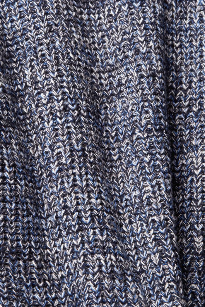 Meerkleurige gebreide trui, NAVY, detail image number 4