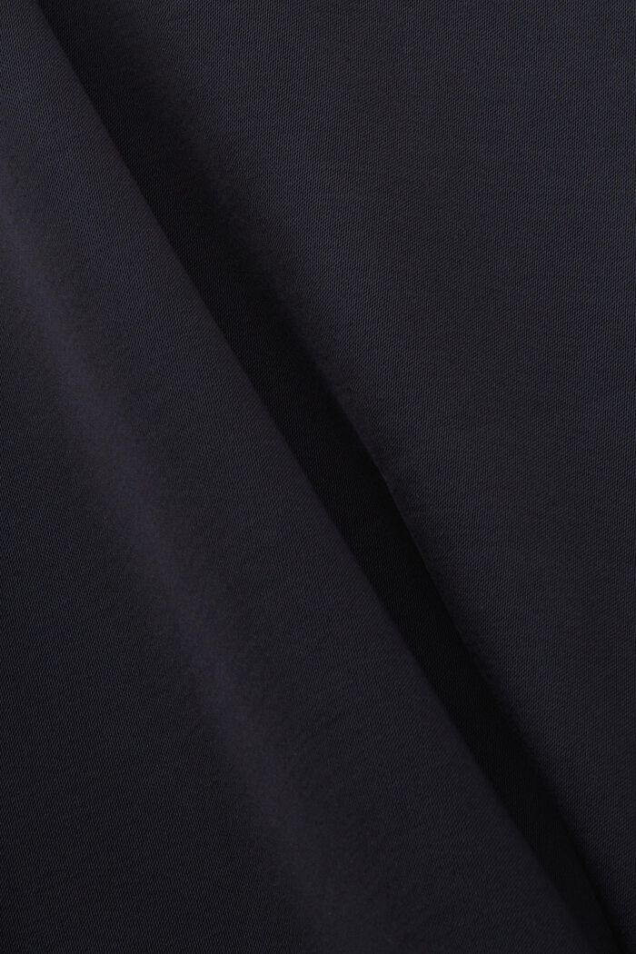 Satijnen camisole met kanten randje, LENZING™ ECOVERO™, BLACK, detail image number 4