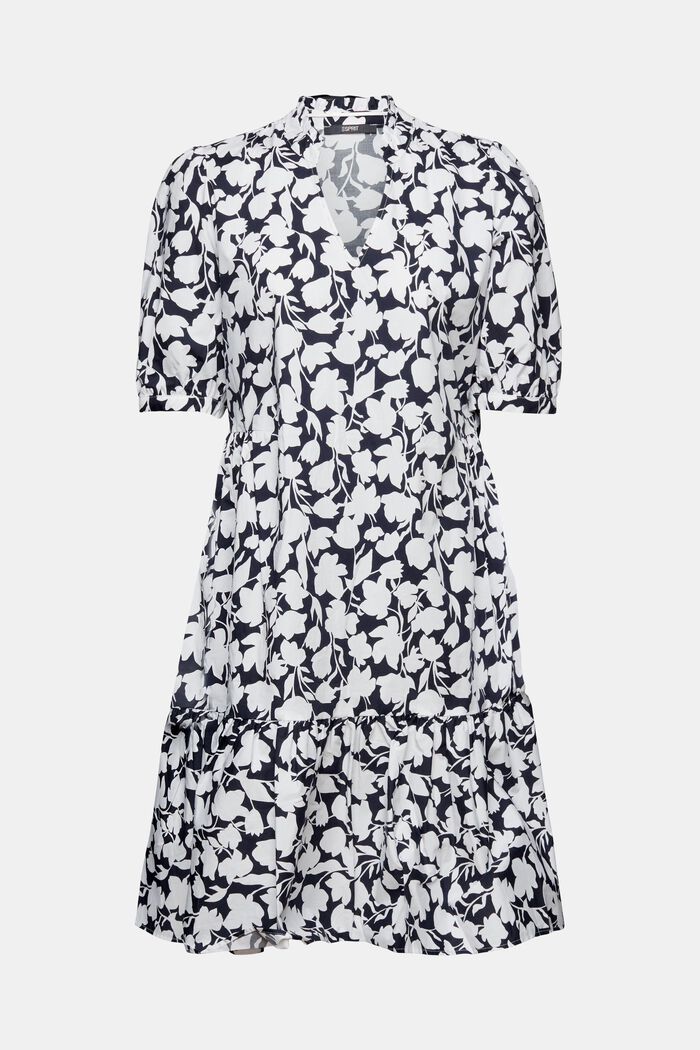Mini-jurk van popeline, NAVY, detail image number 6