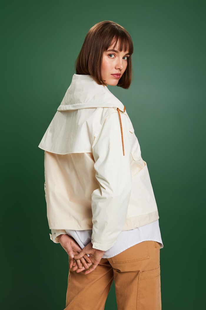 Waterafstotende jas met opstaande kraag, ICE, detail image number 2