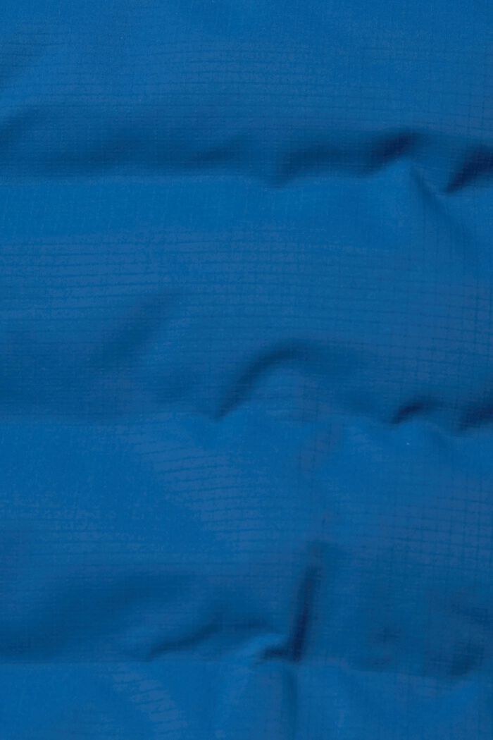 Gewatteerde jas met capuchon, PETROL BLUE, detail image number 1