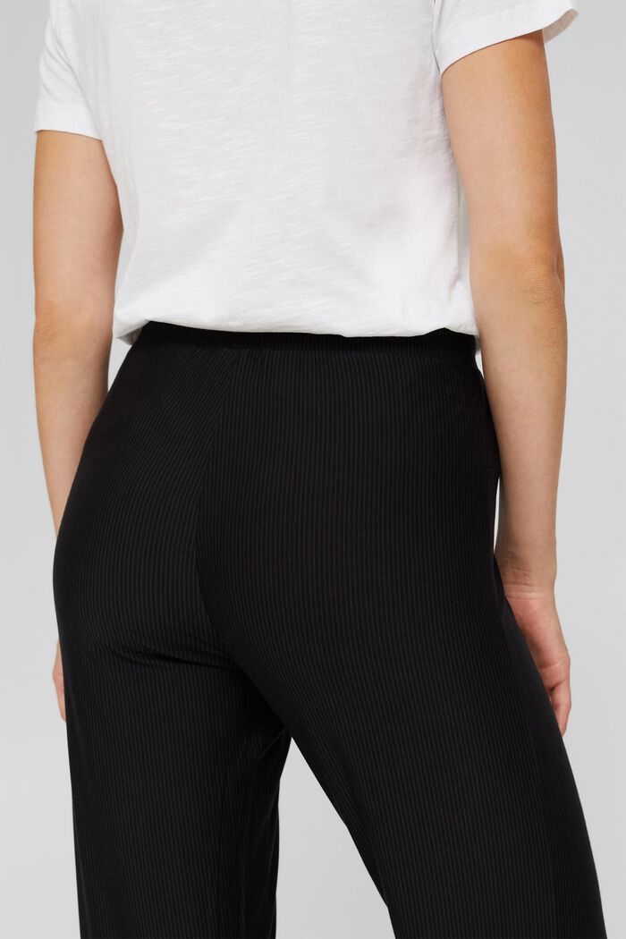 Pantalon de pyjama à dentelle, LENZING™ ECOVERO™, BLACK, detail image number 2