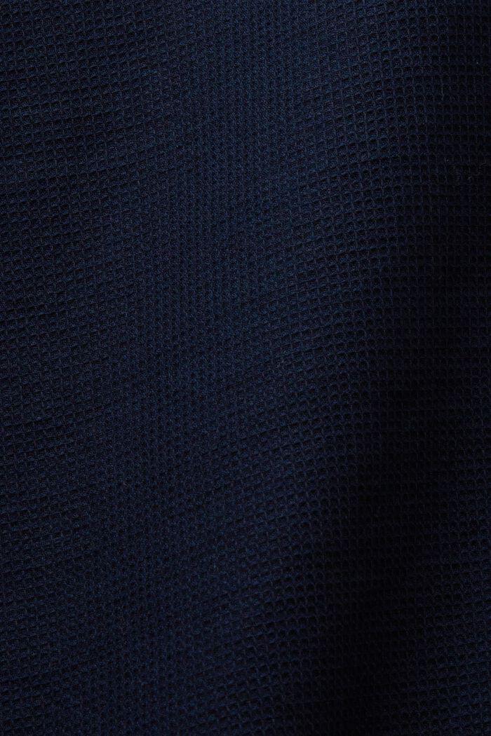 Shirt met korte mouwen, 100% katoen, NAVY, detail image number 4