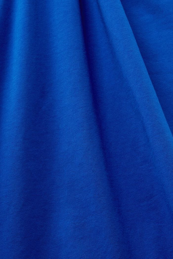 T-shirt met boothals, BRIGHT BLUE, detail image number 4