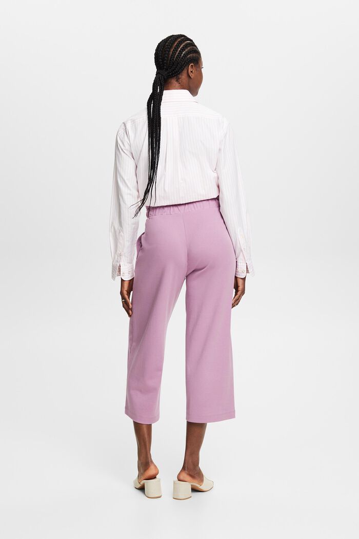 Cropped culotte, MAUVE, detail image number 2