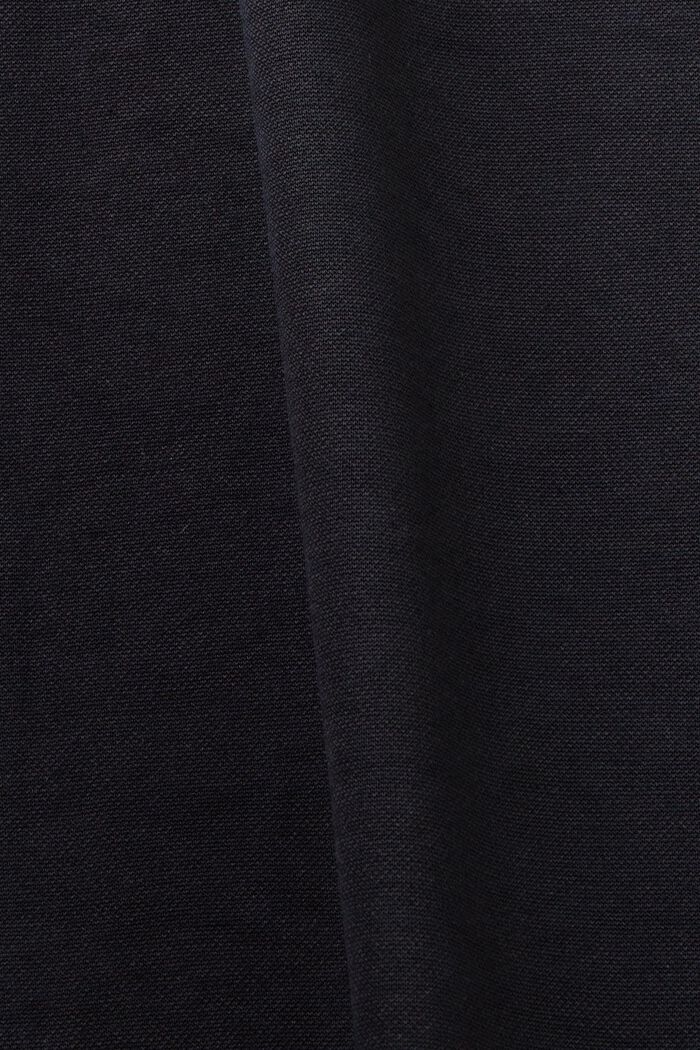 Robe-chemise sans manches longueur midi, BLACK, detail image number 5