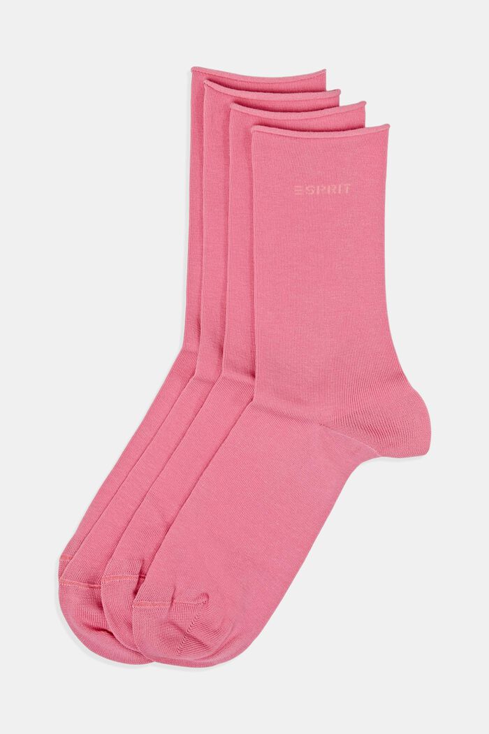 2 paar grofgebreide sokken, ROSE, detail image number 0