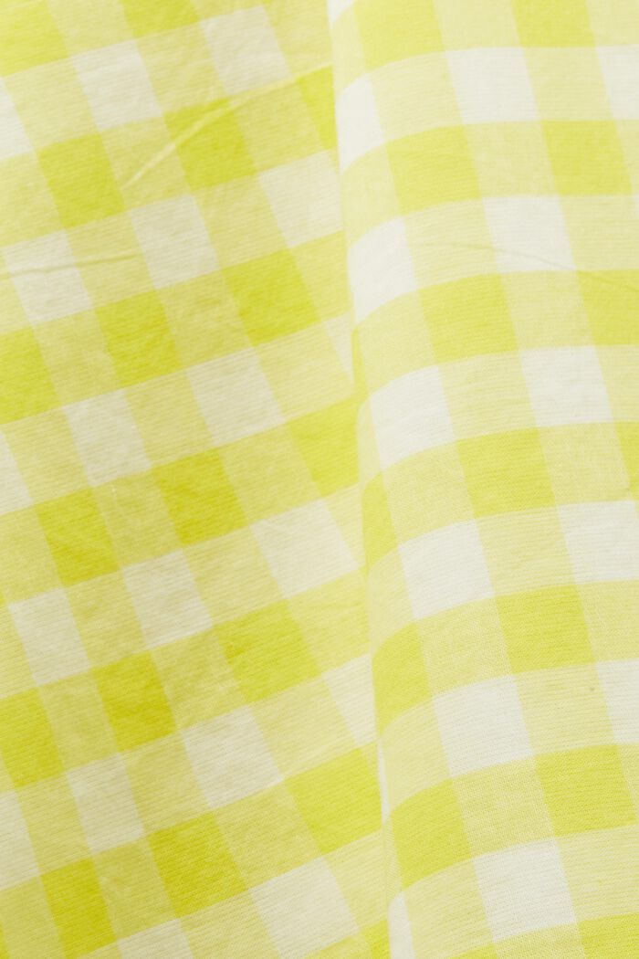 Robe de plage dos-nu à motif imprimé, LIME YELLOW, detail image number 5