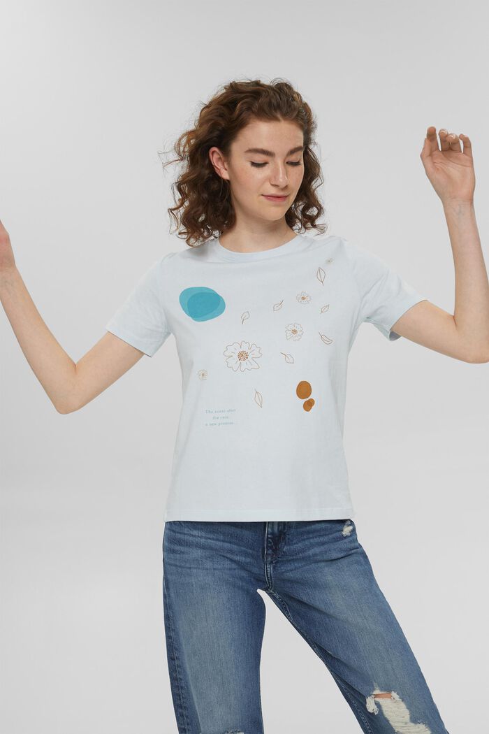 T-shirt met print van 100% biologisch katoen