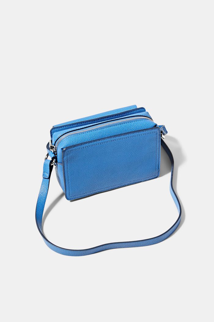 Petit sac bandoulière en similicuir, BLUE, detail image number 2