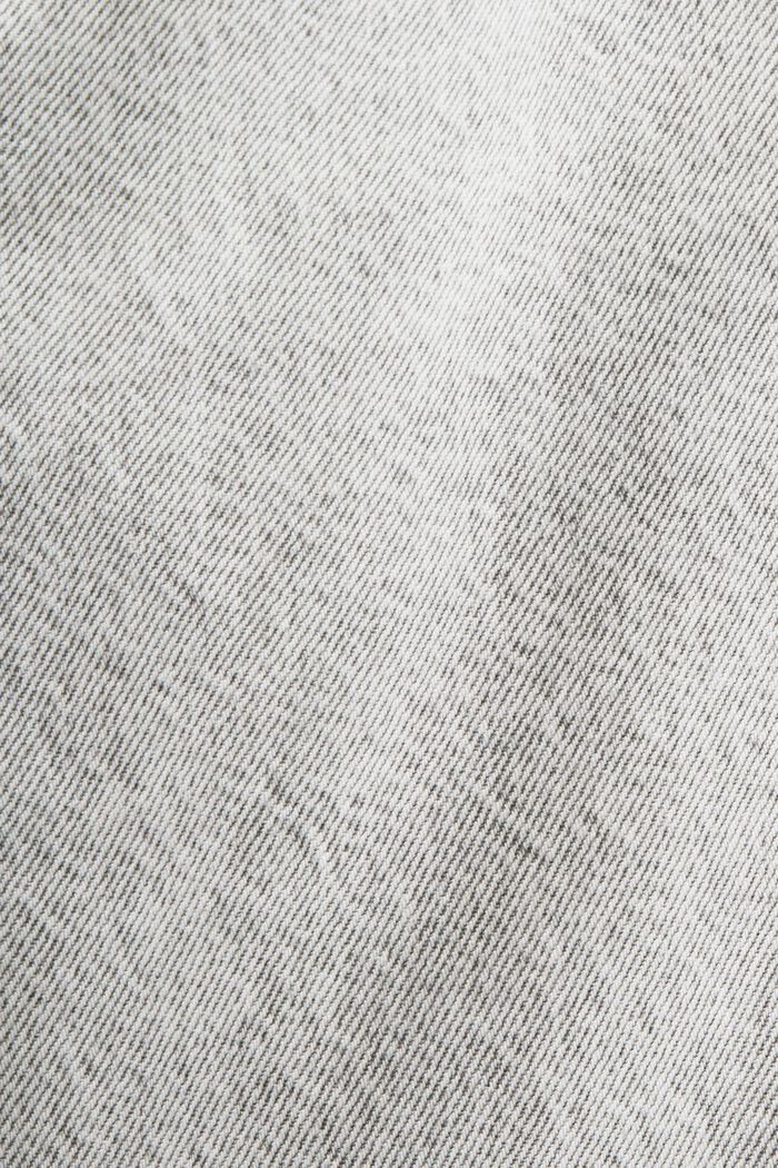 Klassieke high rise jeans met retrolook, GREY LIGHT WASHED, detail image number 6