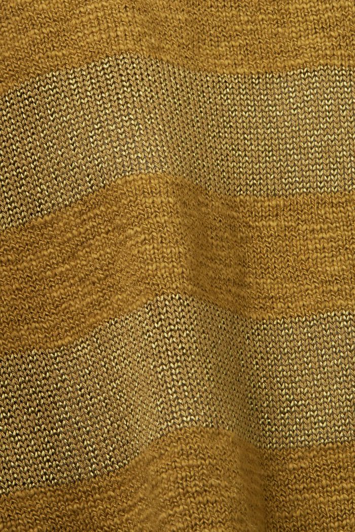 Cardigan rayé, OLIVE, detail image number 5