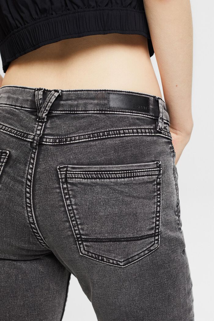 Slim fit-jeans met stretch, BLACK MEDIUM WASHED, detail image number 3