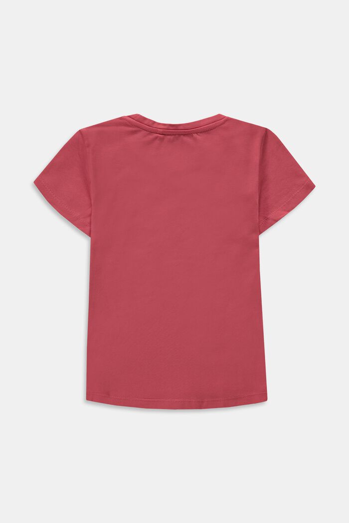 T-shirt met print, katoen-stretch