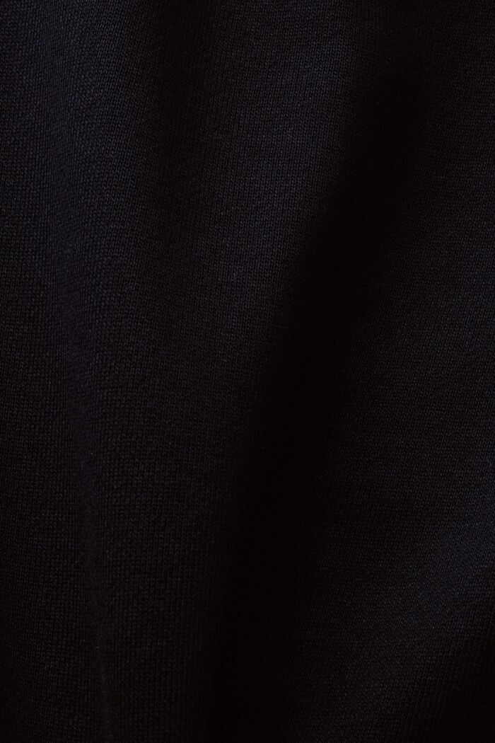 Sweatshort, 100% katoen, BLACK, detail image number 4