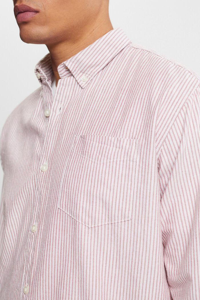 Gestreept shirt, TERRACOTTA, detail image number 0
