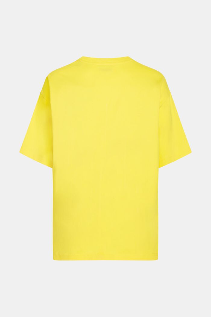 T-shirt Color Dolphin met een comfortabele pasvorm, YELLOW, detail image number 6