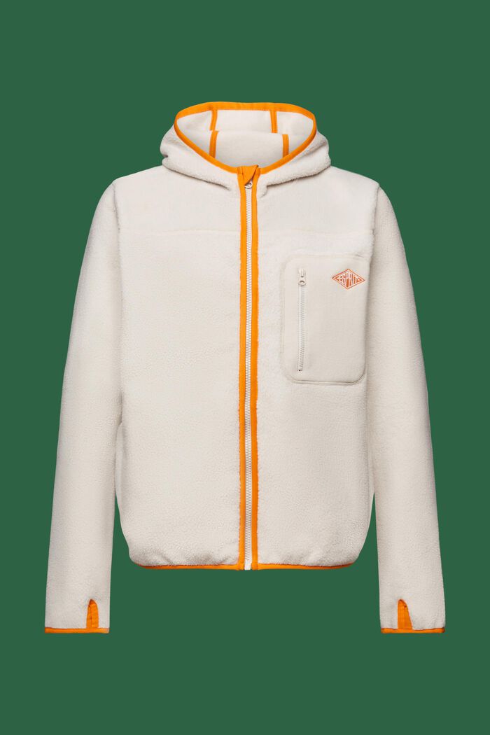 Sweatshirt met logo en capuchon, OFF WHITE, detail image number 6
