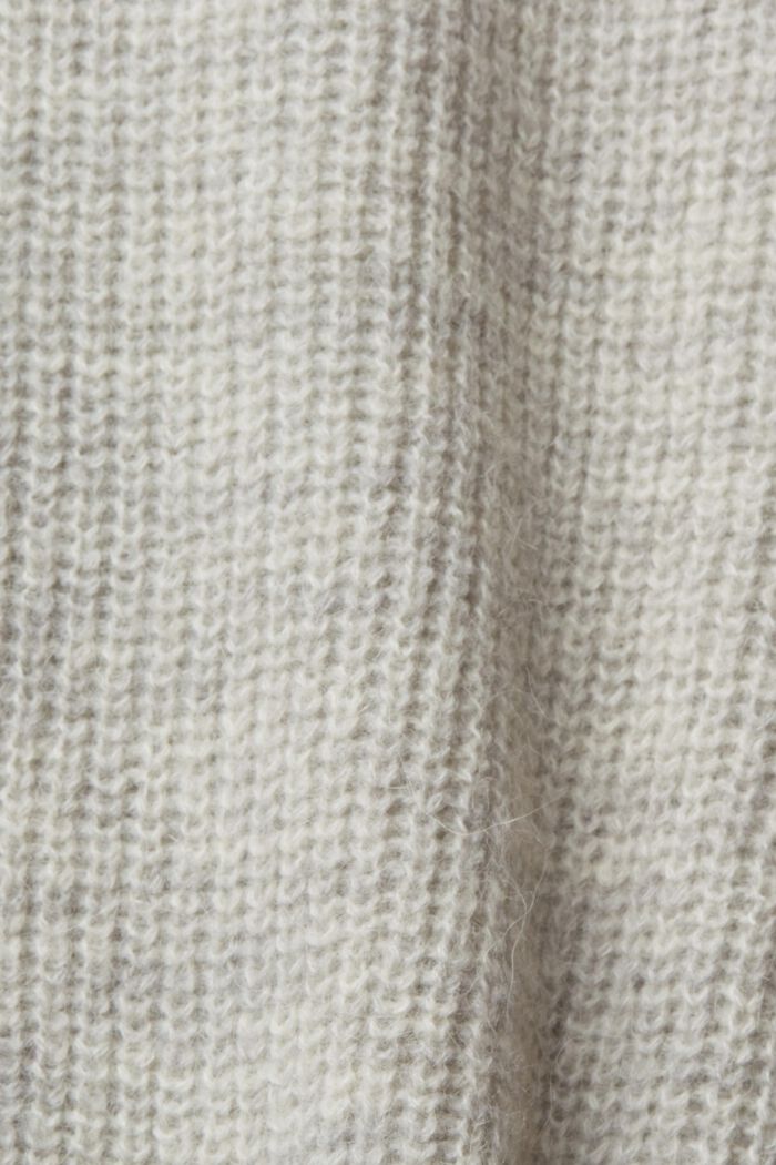 Pull en maille de laine mélangée, LIGHT GREY, detail image number 0