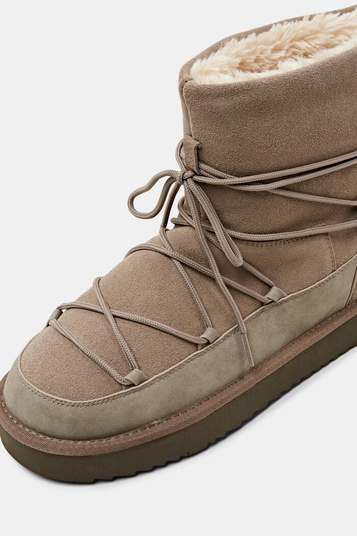 Suède veterboots, TAUPE, detail image number 3