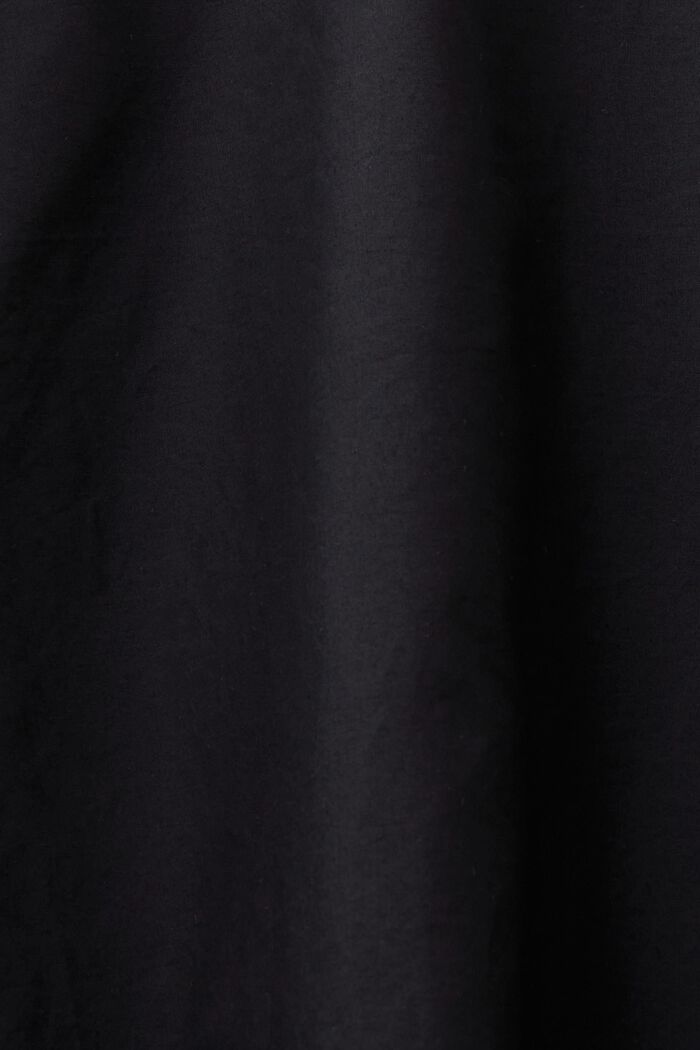 Bestikte blouse met klokmouwen, BLACK, detail image number 4