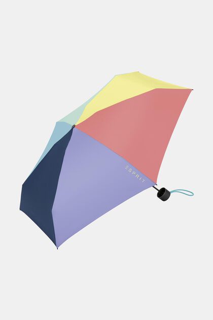 Parapluie de poche à motif multicolore