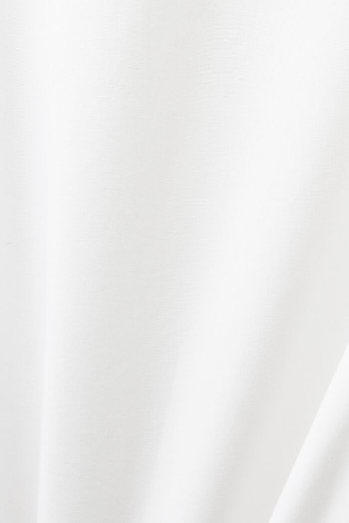Shirt met lange mouwen van popeline, WHITE, detail image number 5