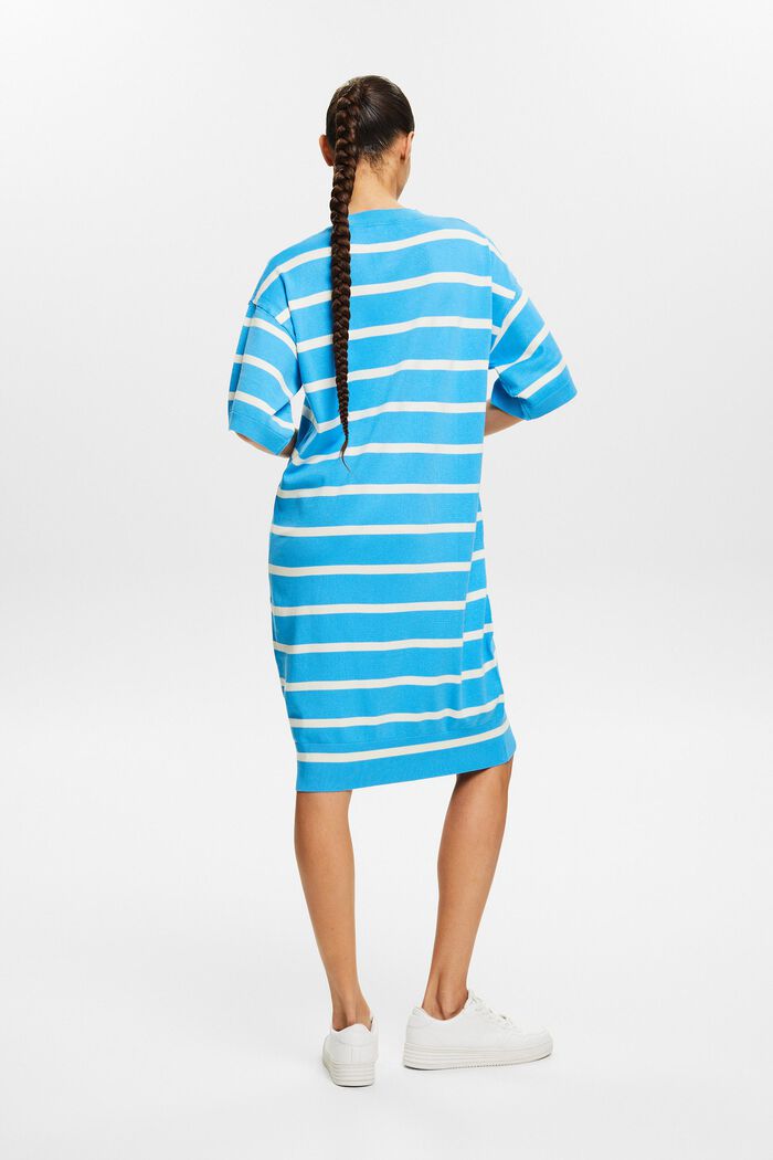 Robe-pull rayée de coupe oversize, BRIGHT BLUE, detail image number 2