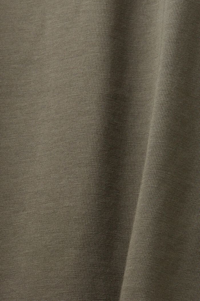 Jersey longsleeve, 100% katoen, GUNMETAL, detail image number 4