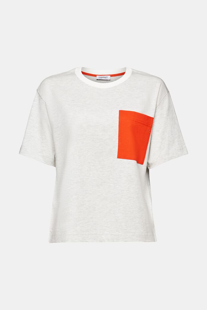 T-shirt chiné à col ras-du-cou, ICE, detail image number 6