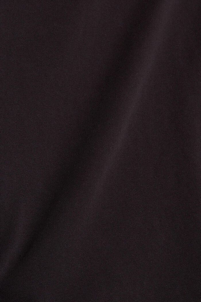 Sweatshirt van zuiver katoen, BLACK, detail image number 1