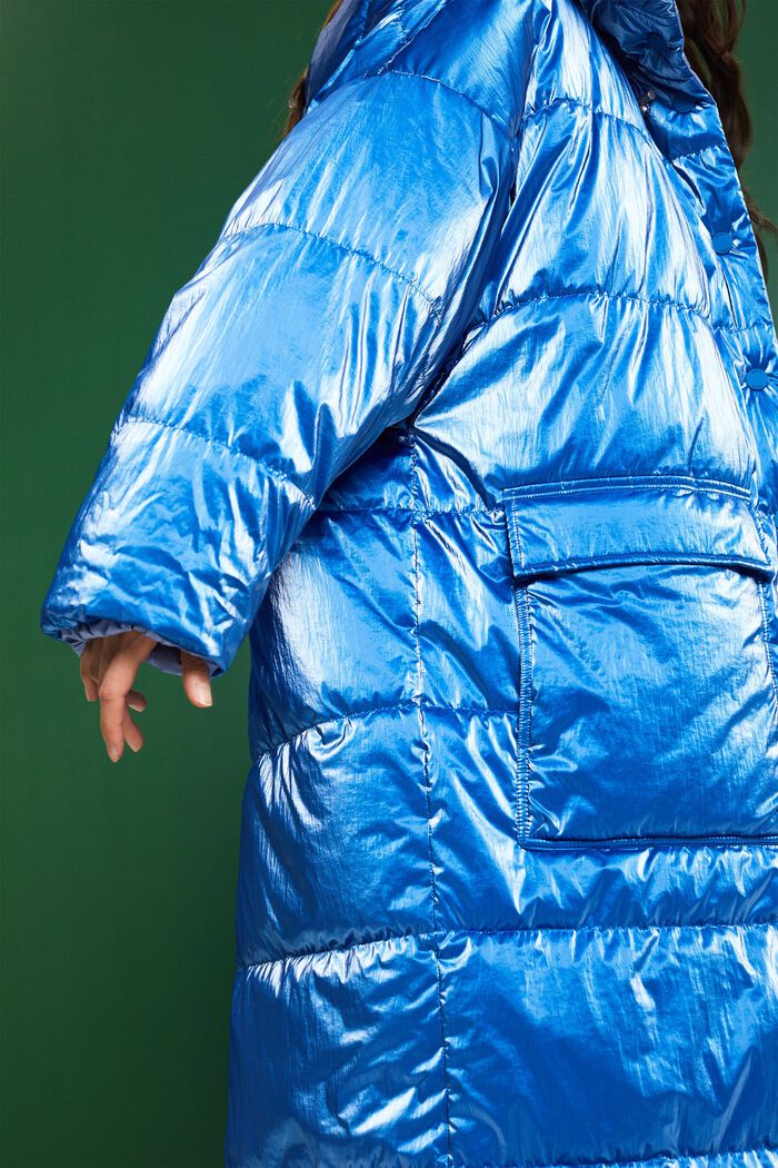 Omkeerbare gewatteerde mantel, BRIGHT BLUE, detail image number 2