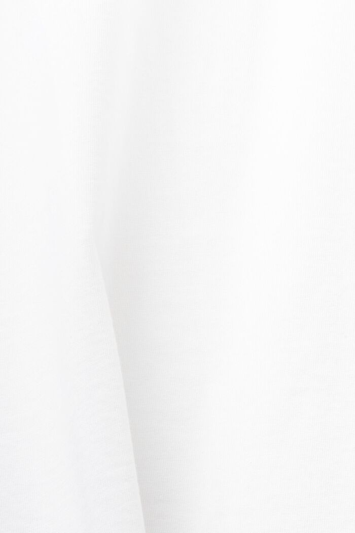 Uniseks organic cotton-jersey T-shirt met print, WHITE, detail image number 6