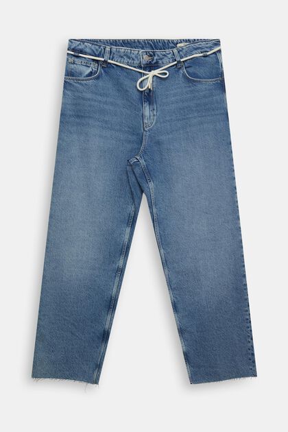 Dad fit jeans van duurzaam katoen