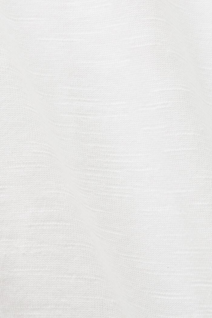 Jersey T-shirt, 100% katoen, WHITE, detail image number 5