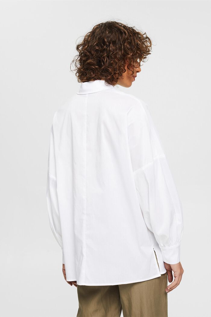 Chemisier au look oversize, WHITE, detail image number 3
